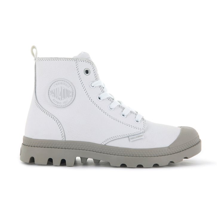 Palladium Pampa Hi Zip SL Laarzen Dames Wit | NL 30TKIML